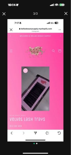 Lash Trays. (146pcs)