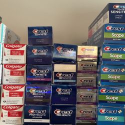 Toothpaste Colgate crest toothpaste any4for $10