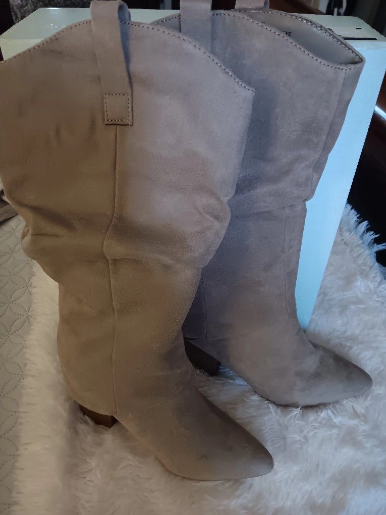 Taupe Color Size 6 5  Sweade Women Boots 