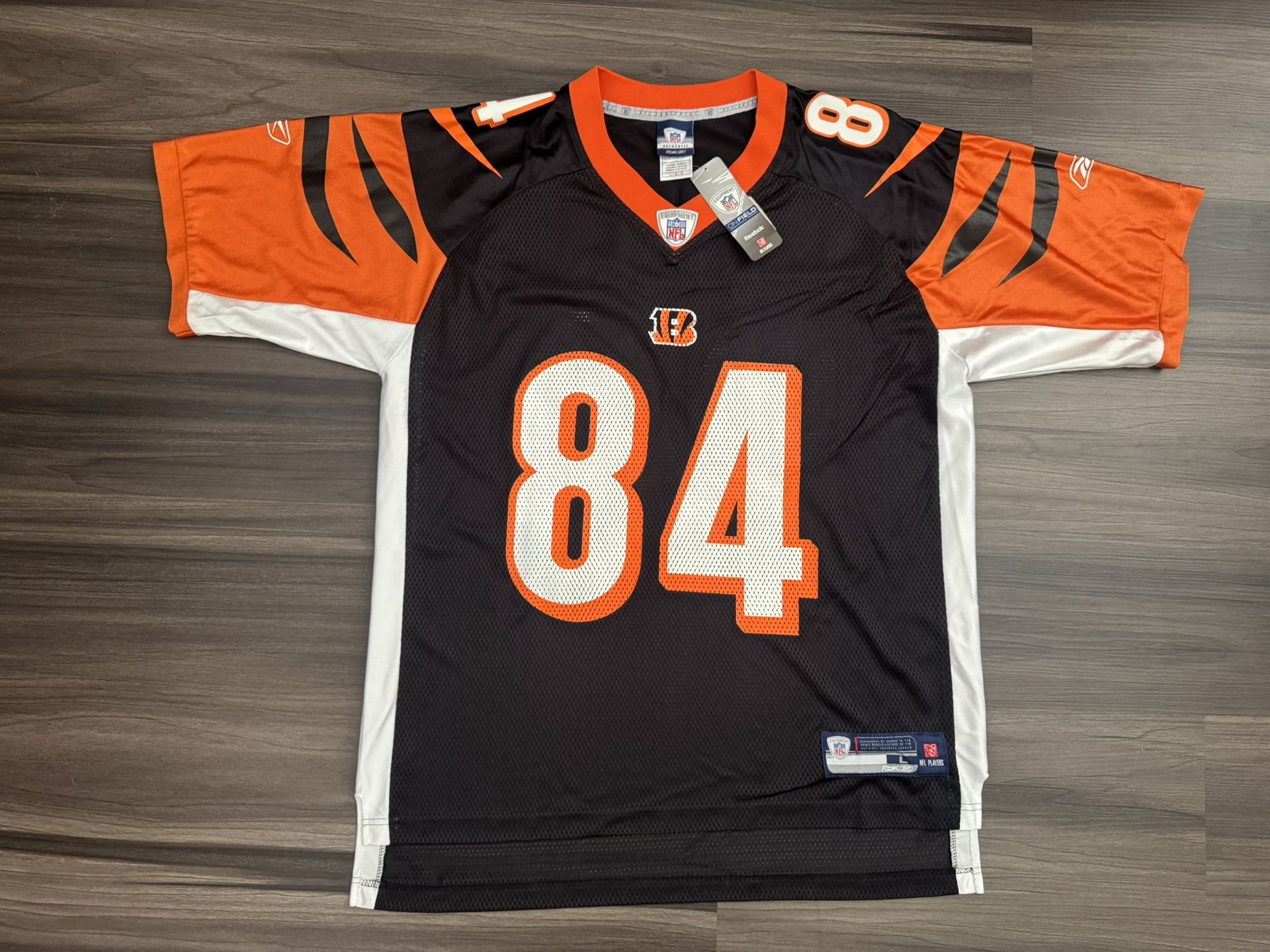 Reebok Jermaine Gresham #84 Cincinnati Bengals NFL On Field Jersey Adult Large NWT 