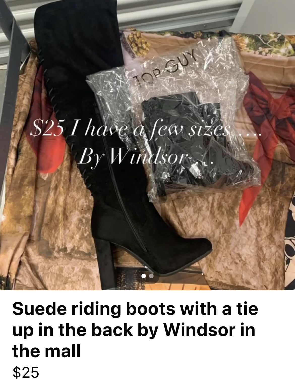 Suede Rider Boots From Windsor