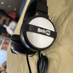 Rock jam wired 3.5 mm headphones