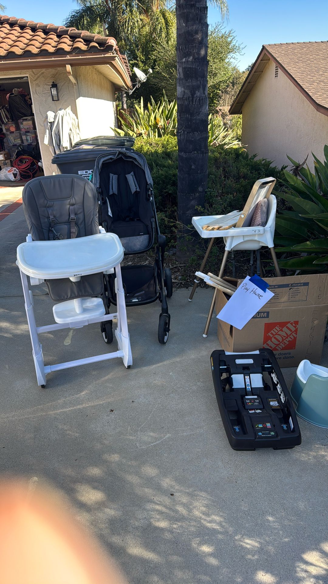 High Chairs, Stroller, Play House