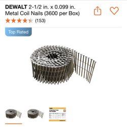 DEWAL COIL FRAMING NAILS