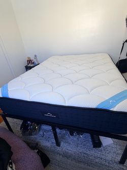 Queen DreamCloud bed and frame