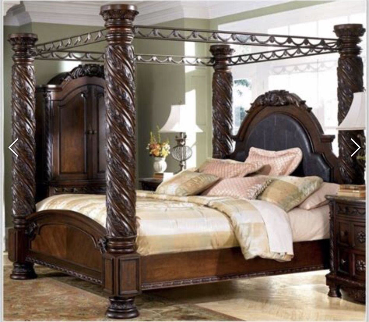 Ashley Furniture. King size bed frame