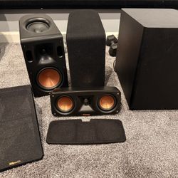 Klipsch RCS-SAT Satellite Speaker for Reference Cinema System with 8” Sub and Center 