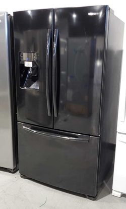 Samsung 3 Door Black Stainless Refrigerator
