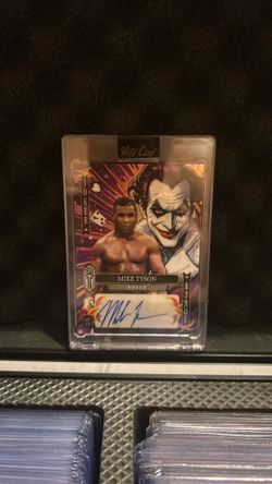 Mike Tyson auto 1/1