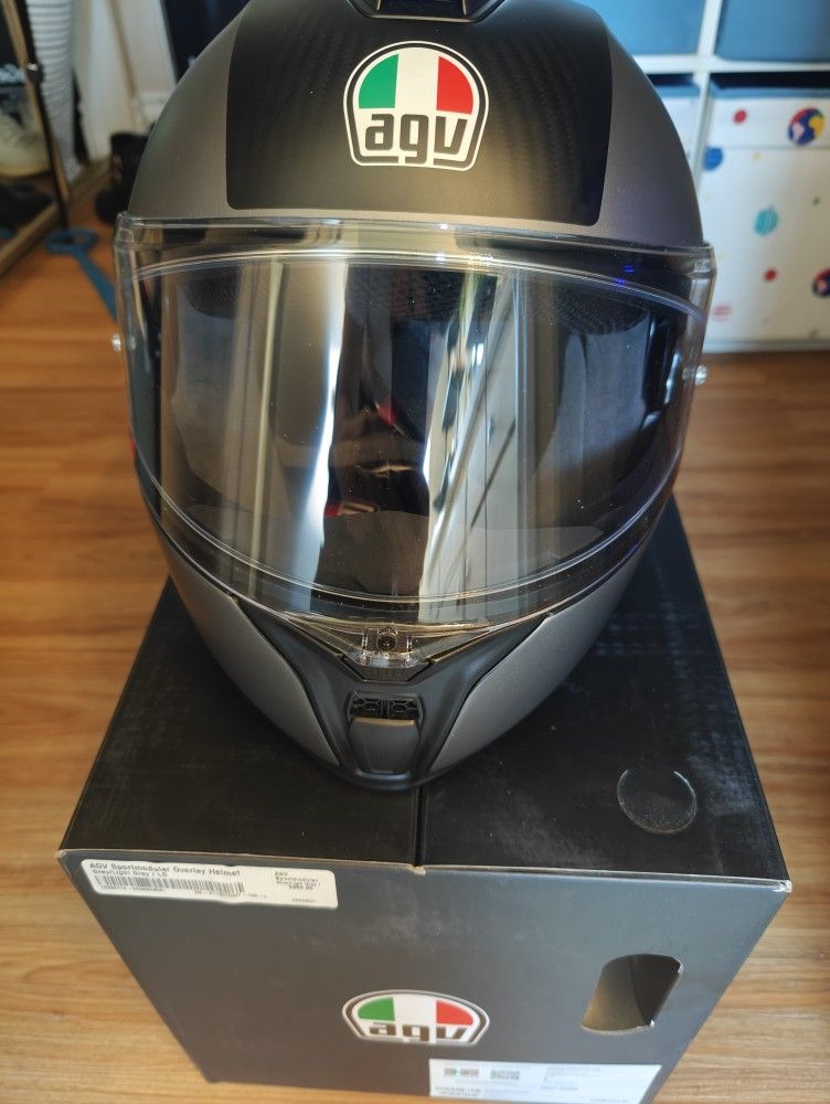 New AGV Sportmodular Carbon fiber Modular motorcycle helmet w pin-lock