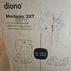 New Diono Monterey 2XT 2 In 1 Convertible Booster Car Seat 