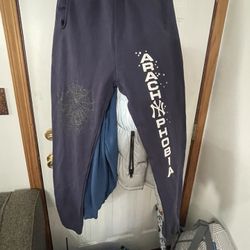 SP5DER Arach NY Phobia Sweatpants Navy Blue