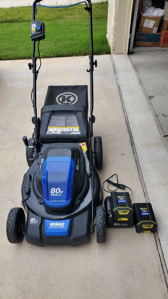 Kobalt Mower - 80-volt 21-in Push Lawn Mower Cordless Lawn Mower 2 Ah (1 Battery & Charger Included)