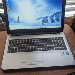 HP 15-ay041wm 15.6" Silver Fusion Laptop, Touch Screen, Windows 11, Intel Core i3-6100U