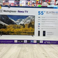 Westinghouse Roku Tv 55" 4K Ultra HD Smart Tv With HDR