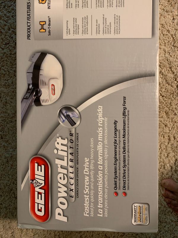 Genie Powerlift 900 Garage Door Opener Manual