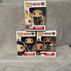 Shazam Funko Pop Bundle 