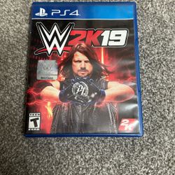 WWE 2K19 PS4 Video Game CD