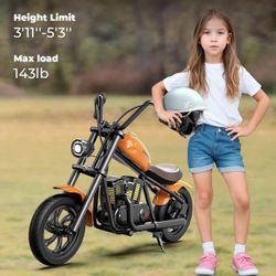 Kids Outdoor Electric Bike Chopper Harley 