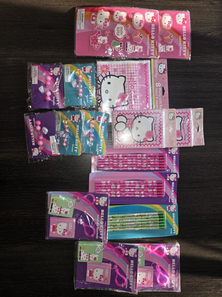 Hello Kitty party school supplies