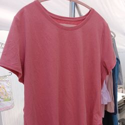 Red Womens Tunic Shirt