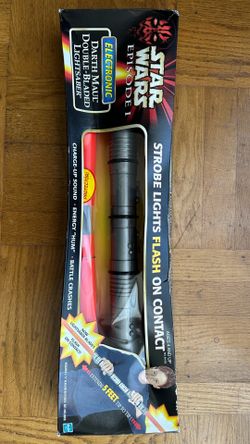 Vintage 1998 Hasbro Star Wars Episode I Darth Maul Electronic Double-Bladed Lightsaber