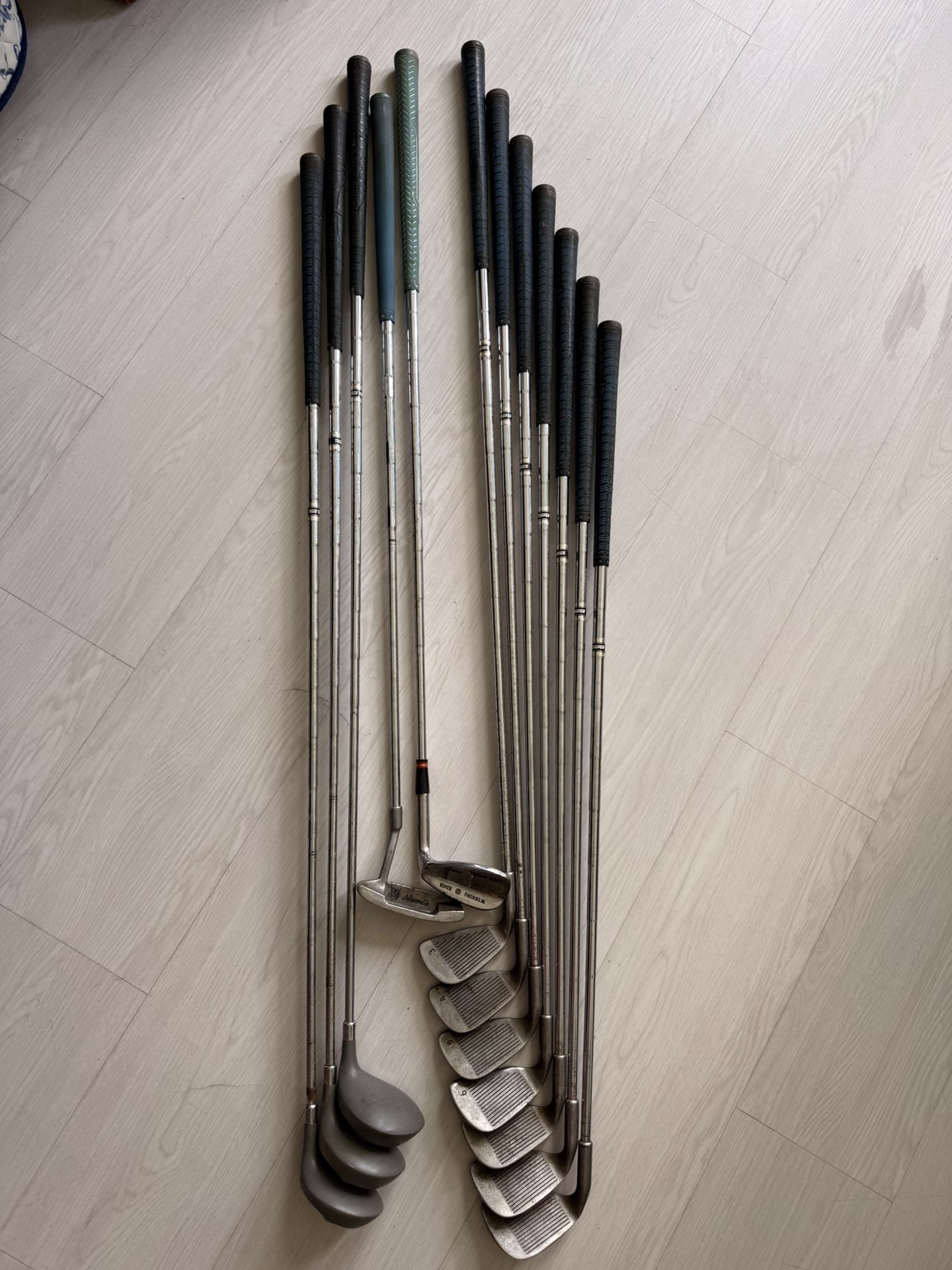 Vintage Golf Club Set – 11 Clubs Complete Lot