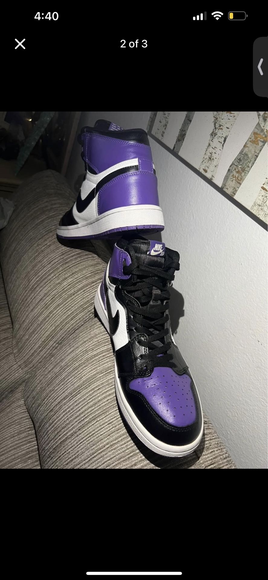 Air Jordan 1 Retro High OG 'Court Purple'