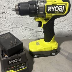 RYOBI ONE+ HP 18V Brushless Cordless 1/2 in. Drill/Driver Kit with (1) 1.5 Ah HIGH PERFORMANCE Battery and Charger