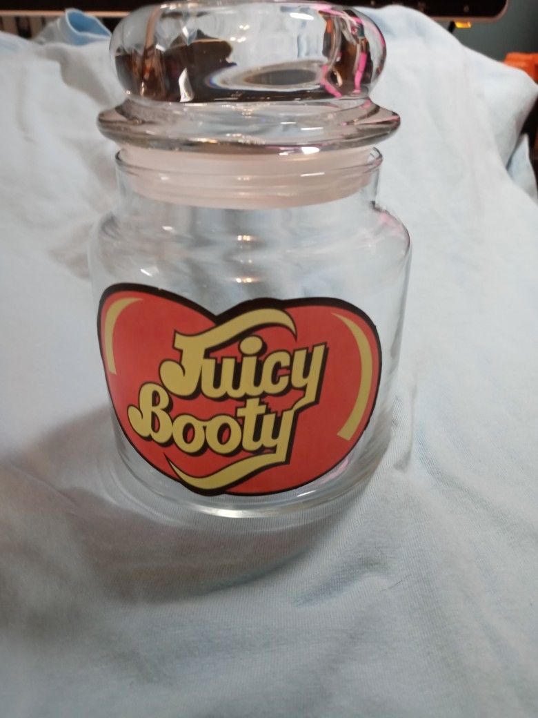 Candy Jar.  "Juicy Booty"