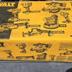NEW DEWALT 20V MAX Cordless 7-Tool Combo Kit, Drill, Impact, Saws, Multi-Tool, Batteries, Light, Sander
