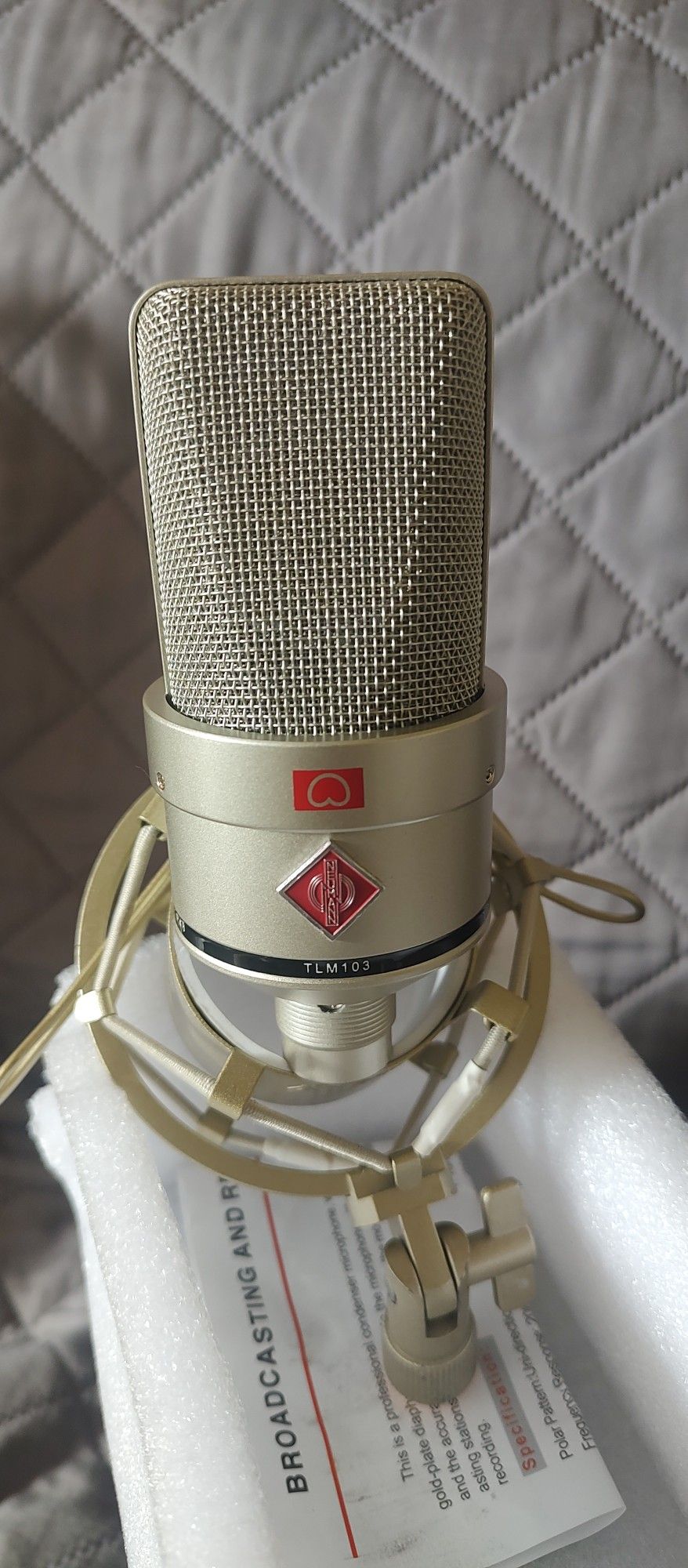 Neumann Tlm 103  Condenser Microphone New