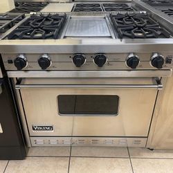 2020 Viking 36" gas range