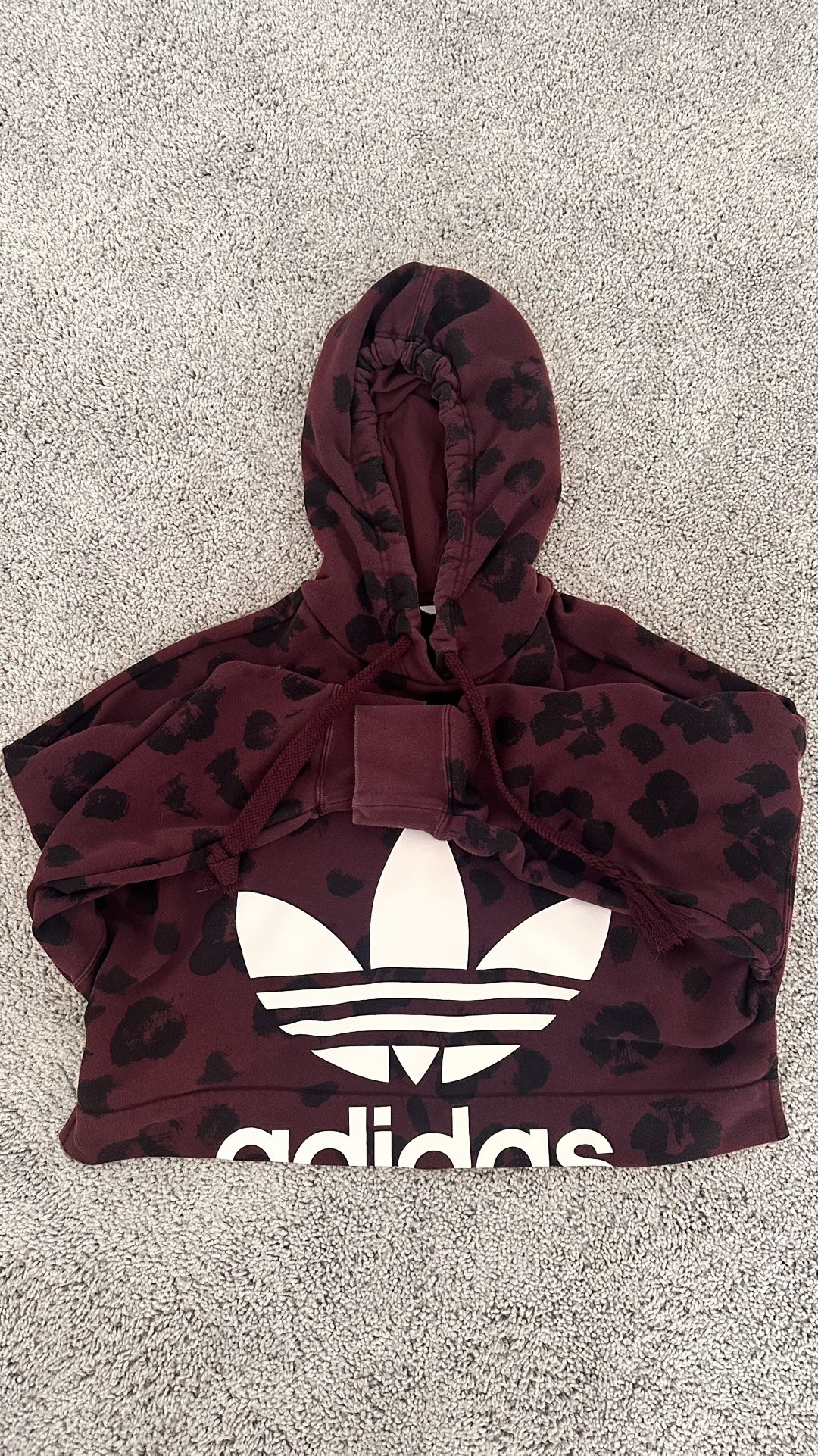Adidas Crop Hoodie Sweater