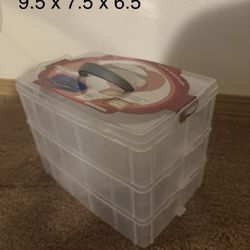 plastic Storage Box With Compartments And Dividers