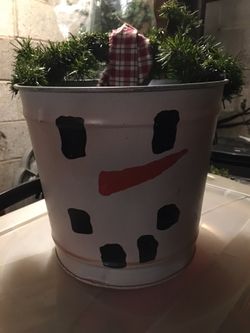 Snowman Bucket