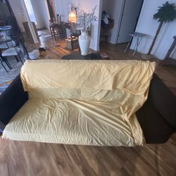 Beautiful Corduroy Brown futon