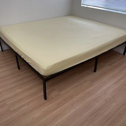 CAL KING BED & MATTRESS