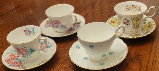 Vintage Fine Bone China Caps
