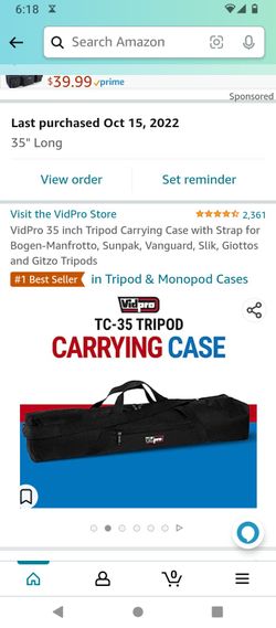 Tri Pod Carrying Case