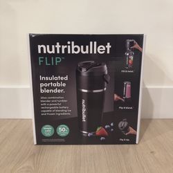 nutribullet Flip Portable Blender - Black **Brand New**