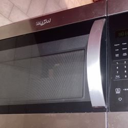 1.7 cu. ft. Microwave Hood Combination Whirlpool with Electronic Touch Controls