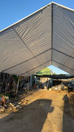 20x30 canopy new all steel frame heavy duty tarp Carpa Nueva
