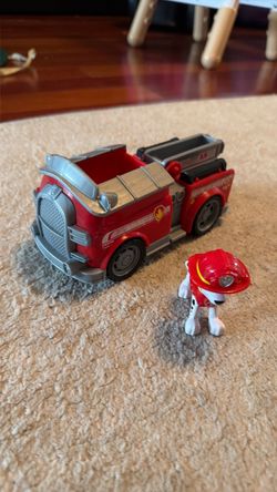 PAW Patrol Marshall Fire Truck with Figure