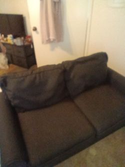 Black sleeper loveseat . Great condition