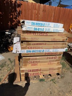 Pallet of cabinets