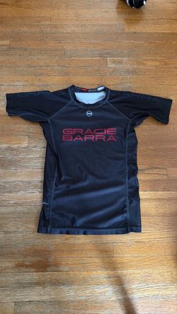 Gracie Barra Youth Medium (YM) rash guard
