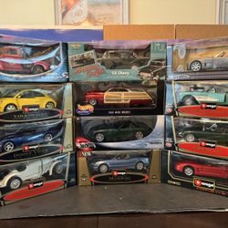 1:18 Scale Diecast Collectible Cars. New Unopened. $20.00 and up. 