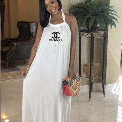 White Dress Runs Big ONLY Medium Xlarge & 2XL LEFT 