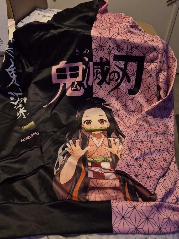 ANIME NAZUKO SWEATSHIRT WITH HOOD SZ MED